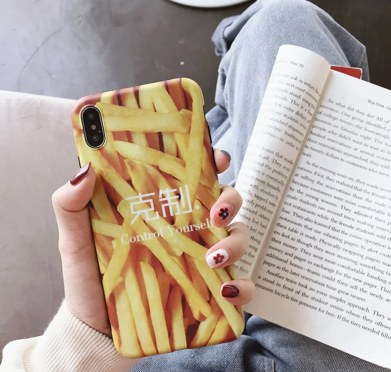 For French fries iPhone8plus mobile phone shell Apple Xs/max/X/XR/7 soft set 6s anti-fall 7P men and women mobile phone shell
For French fries iPhone8plus mobile phone shell Apple Xs/max/X/XR/7 soft set 6s anti-fall 7P men and women mobile phone shell