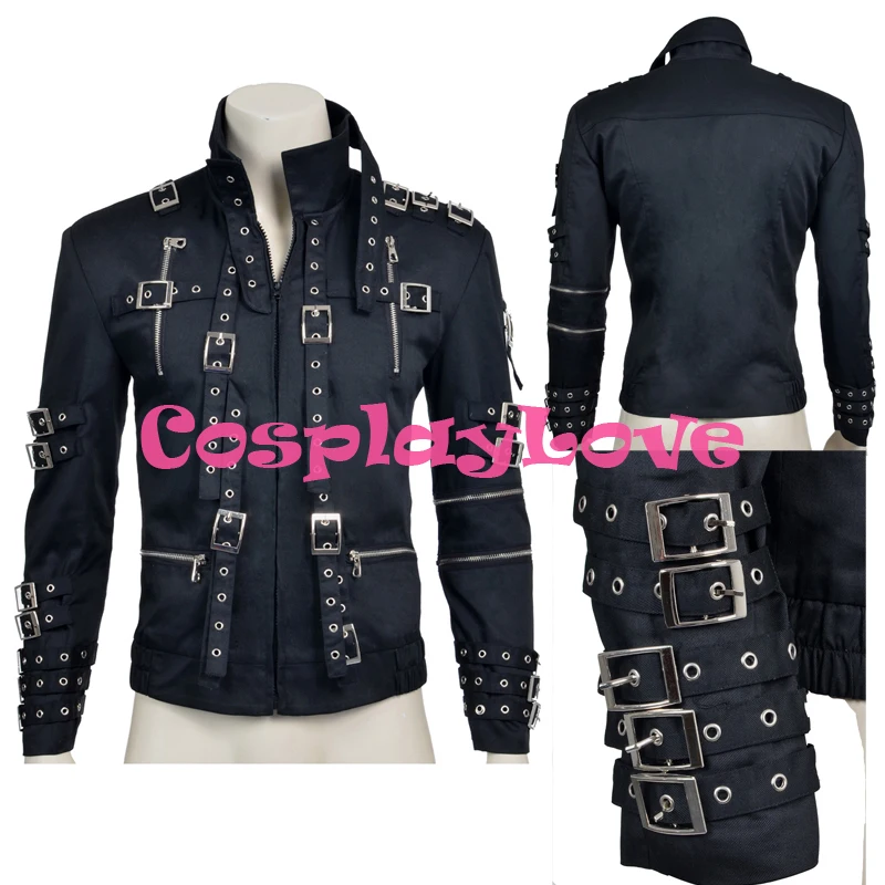 New Custom Made High Quality America Michael Jackson Jacket Coay Cosplay Costume For Halloween
New Custom Made High Quality America Michael Jackson Jacket Coay Cosplay Costume For Halloween