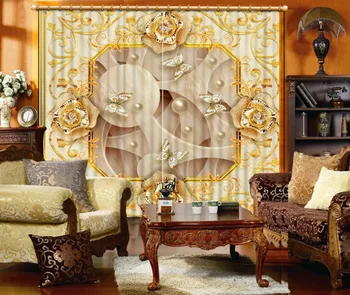 golden rose Digital Print 3D Blackout Curtains For Living room modern living room curtains High quality custom 3d curtain fabric
golden rose Digital Print 3D Blackout Curtains For Living room modern living room curtains High quality custom 3d curtain fabric