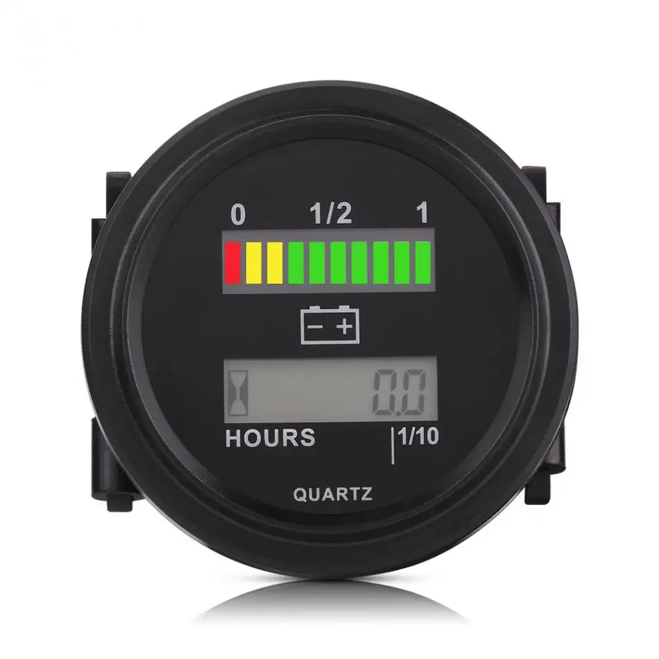 Digital Battery Indicator Gauge with Hour Meter for Golf Cart 12V/24V/36V/48V/72V LED Car Accessories
Digital Battery Indicator Gauge with Hour Meter for Golf Cart 12V/24V/36V/48V/72V LED Car Accessories