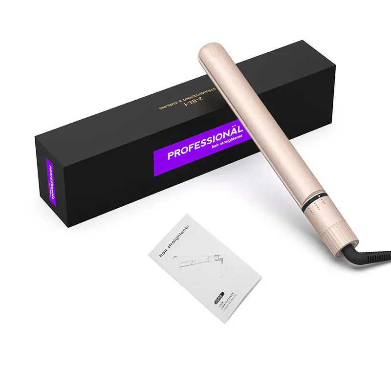 Professional 2 in1 Negative ion Straightening and Curling Flat Iron LED Display Tourmaline Ceramic Plate Ionic Iron StylingTools
Professional 2 in1 Negative ion Straightening and Curling Flat Iron LED Display Tourmaline Ceramic Plate Ionic Iron StylingTools