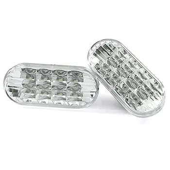 

LED Side Marker Light (Clear Lens White LED) For VW Volkswagen Golf Jetta Bora MK4 / Passat B5 B5.5 / Polo 9N 9N2 9N3