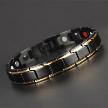 Magnetic Therapy Bracelet Men 2019 Fashion Holograma Bracelets High Power Magnet Bangle Pain Relief for Arthritis
Magnetic Therapy Bracelet Men 2019 Fashion Holograma Bracelets High Power Magnet Bangle Pain Relief for Arthritis