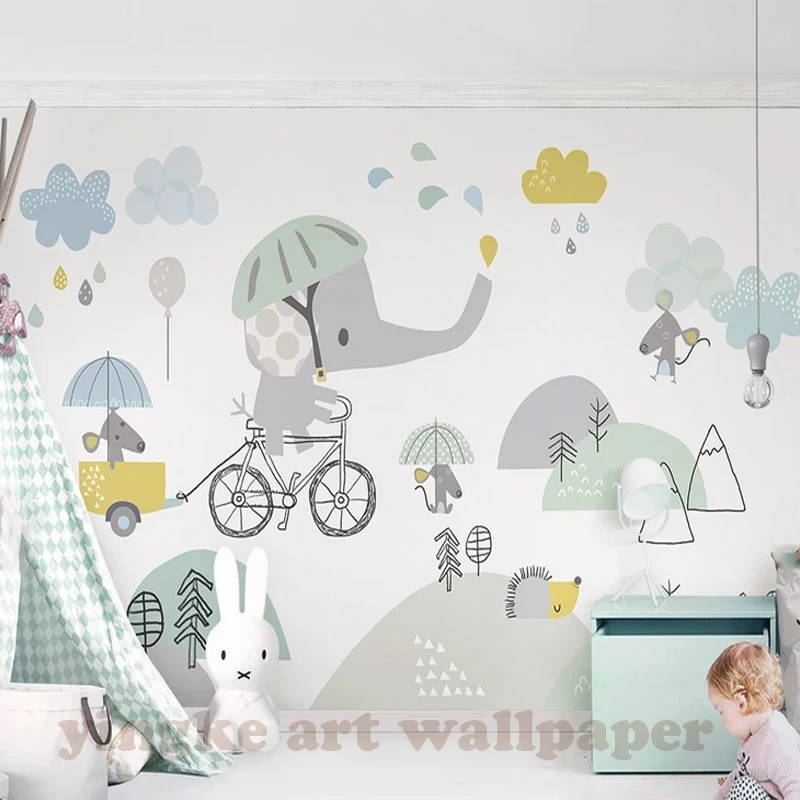 Custom Wallpaper Mural elephant cartoon hamster Photo Wallpaper Kids Room Decoration wallpaper for walls 3 d wall sticker
Custom Wallpaper Mural elephant cartoon hamster Photo Wallpaper Kids Room Decoration wallpaper for walls 3 d wall sticker