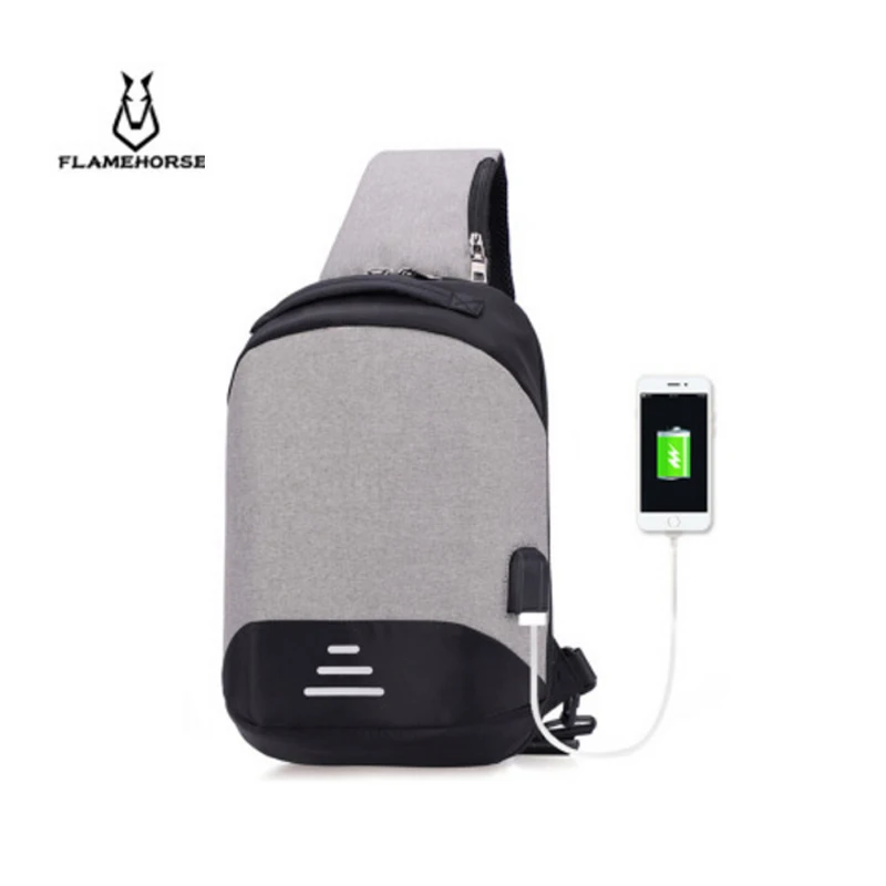 FLAME HORSE Casual Messenger Bag Men USB Charging Design Man Chest Bag Pack Anti Theft Shoulder Crossbody bags for Men Travel
FLAME HORSE Casual Messenger Bag Men USB Charging Design Man Chest Bag Pack Anti Theft Shoulder Crossbody bags for Men Travel