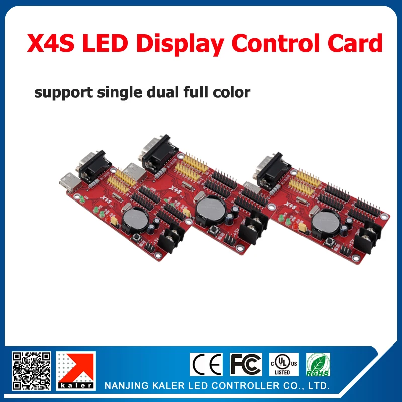 Serial and usb input display control card X4S for p2.5 p3 p4 p5 p6 p7.62 p8 p10 p16 led modules led signs advertising display
Serial and usb input display control card X4S for p2.5 p3 p4 p5 p6 p7.62 p8 p10 p16 led modules led signs advertising display