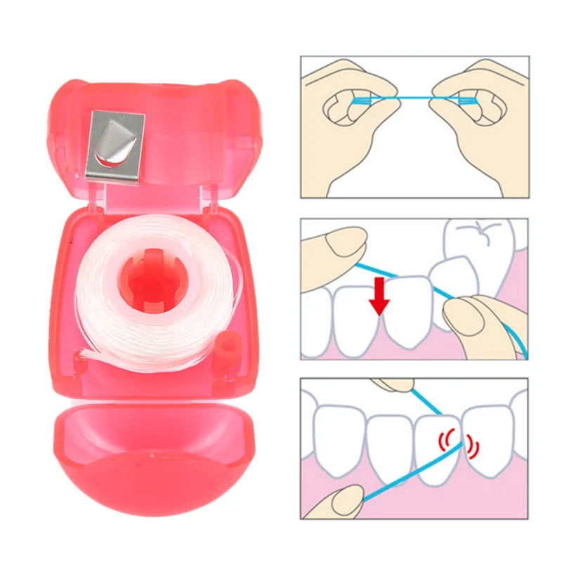 15m Plastic Oral Care Essential Floss Dental Floss with Case Dental Hygiene Teeth Cleaning Invisalign Pocket Dental Floss
15m Plastic Oral Care Essential Floss Dental Floss with Case Dental Hygiene Teeth Cleaning Invisalign Pocket Dental Floss