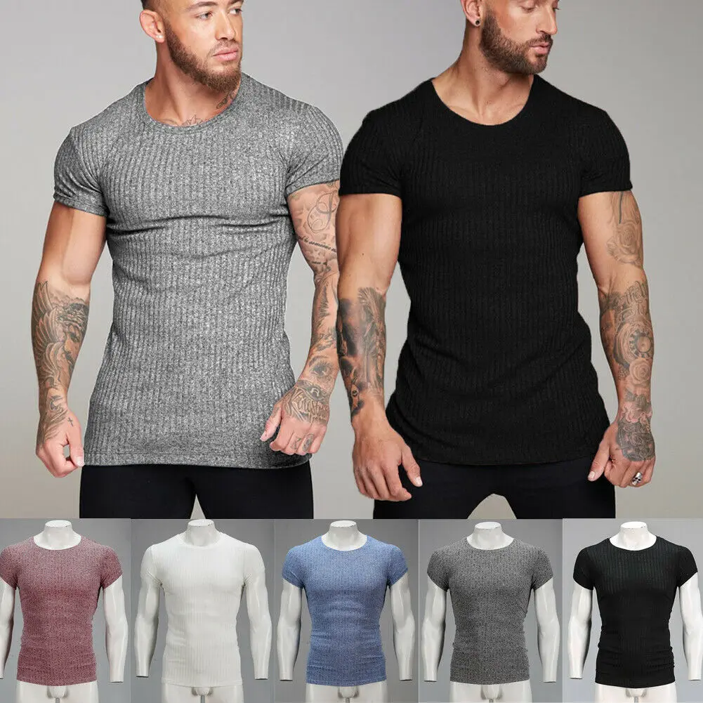 Gym Men Muscle Fitness Cotton Fit Tee Workout T-Shirt Athletic Clothes shirt workout Fitness Bodybuilding
Gym Men Muscle Fitness Cotton Fit Tee Workout T-Shirt Athletic Clothes shirt workout Fitness Bodybuilding