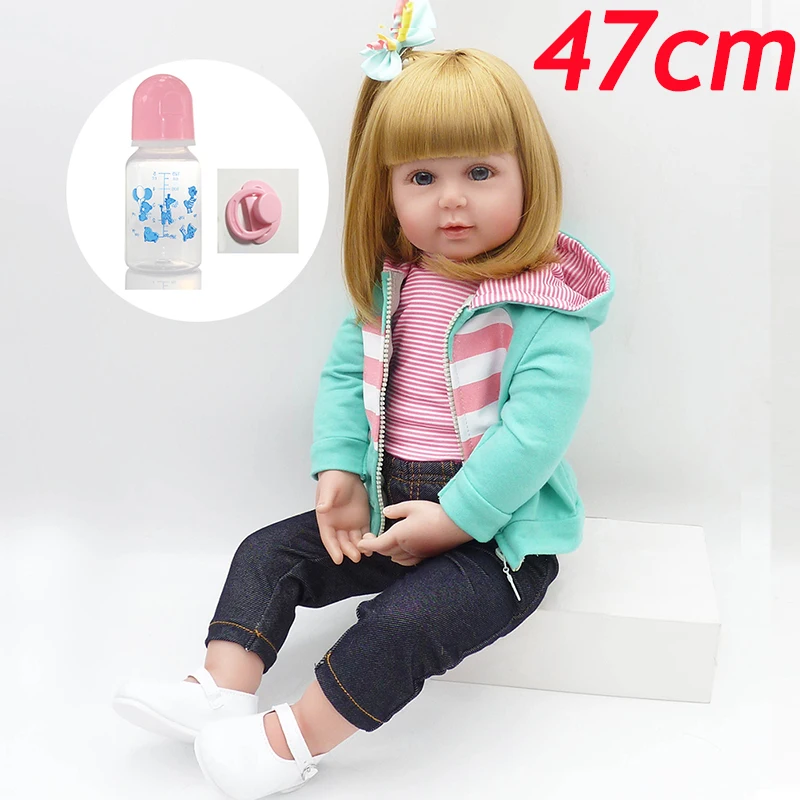 princess doll reborn 47CM Reborn babies cotton body Silicone Bebes Reborn girl Doll High simulation doll lol paly house toy gift
princess doll reborn 47CM Reborn babies cotton body Silicone Bebes Reborn girl Doll High simulation doll lol paly house toy gift