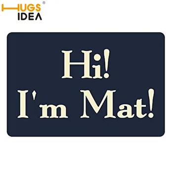 HUGSIDEA 40*60CM Hi I'm Mat Carpet Funny Entrance Hi I'm Mat Indoor/Outdoor Doormat Thin Karpets Rugs for Living Room Hallway
HUGSIDEA 40*60CM Hi I'm Mat Carpet Funny Entrance Hi I'm Mat Indoor/Outdoor Doormat Thin Karpets Rugs for Living Room Hallway