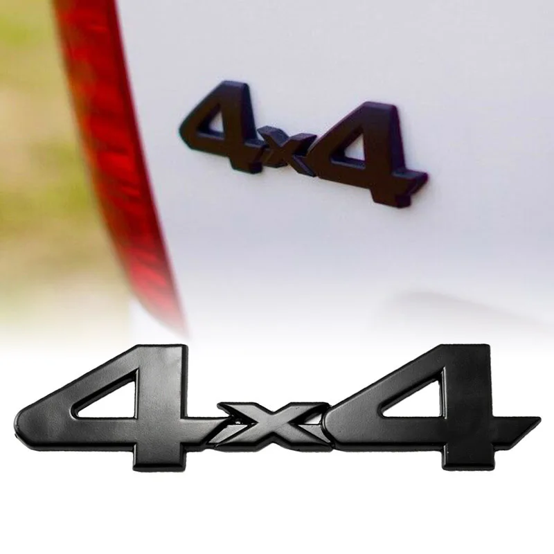 4X4 Alloy Fender Tailgate Black Badge Emblem For Toyota Tacoma Tundra Trucks