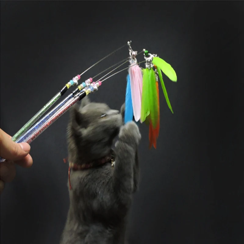 1PC Cat Toy Pet Toy High Quality Feather Metal Plastic Small Bell Funny Cat Stick Pet Interactive Toy Pretty Toy
1PC Cat Toy Pet Toy High Quality Feather Metal Plastic Small Bell Funny Cat Stick Pet Interactive Toy Pretty Toy