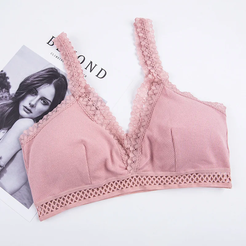 2019 New Lace Shoulder Strap Women Bralette Padded Seamless Female Lingerie Wireless Lady Underwear Bras For Women
2019 New Lace Shoulder Strap Women Bralette Padded Seamless Female Lingerie Wireless Lady Underwear Bras For Women