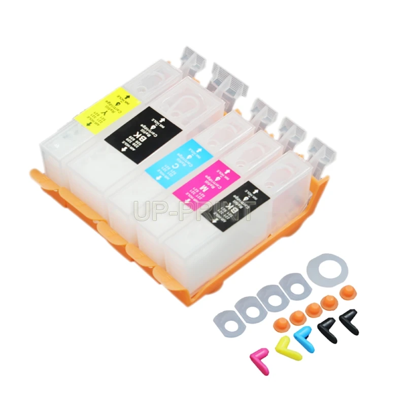 UP 5pcs PGI520 CLI-521 Refillable Ink Cartridge for IP3600 IP4600 IP4700 MP540 MP540X MP550 MP560 MP620 MP620B MP630
UP 5pcs PGI520 CLI-521 Refillable Ink Cartridge for IP3600 IP4600 IP4700 MP540 MP540X MP550 MP560 MP620 MP620B MP630