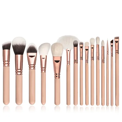 Professional 15pcs Makeup Brushes Set Pink Rose Golden Powder Foundation Eyes shadow Eyebrow Brush Cosmetics Make Up Tools Kit
Professional 15pcs Makeup Brushes Set Pink Rose Golden Powder Foundation Eyes shadow Eyebrow Brush Cosmetics Make Up Tools Kit