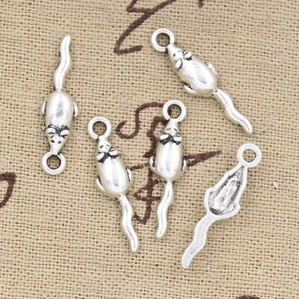 20pcs Charms Lovely Mouse 24x6mm Antique Making Pendant fit,Vintage Tibetan Bronze Silver color,DIY Handmade Jewelry
20pcs Charms Lovely Mouse 24x6mm Antique Making Pendant fit,Vintage Tibetan Bronze Silver color,DIY Handmade Jewelry