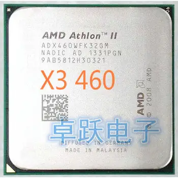 AMD Athlon II X3 460 CPU Processor Triple-Core (3.4Ghz/ L2=2M /95W /2000GHz) Socket am3 am2+ free shipping
AMD Athlon II X3 460 CPU Processor Triple-Core (3.4Ghz/ L2=2M /95W /2000GHz) Socket am3 am2+ free shipping