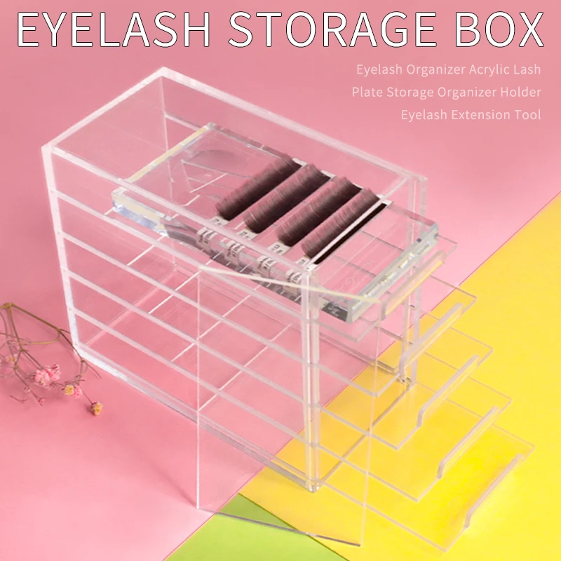 efc beauty Eyelash Storage Box Eyelash Organizer Acrylic Lash Plate Storage Organizer Holder Eyelash Extension Tool
efc beauty Eyelash Storage Box Eyelash Organizer Acrylic Lash Plate Storage Organizer Holder Eyelash Extension Tool