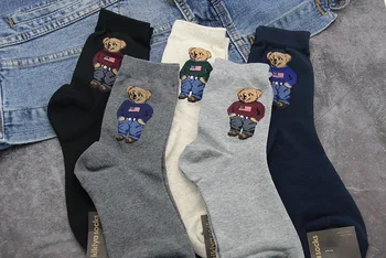5 pairs Cartoon Teddy bear print socks casual Harajuku compression women sock autumn winter comfort sweat absorbent cotton crew
5 pairs Cartoon Teddy bear print socks casual Harajuku compression women sock autumn winter comfort sweat absorbent cotton crew
