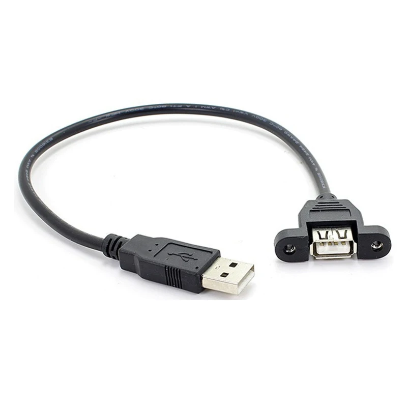 USB Male To Female Extension Cable LED Light Fan Adapter Cable Power Supply Cord With screw holes
USB Male To Female Extension Cable LED Light Fan Adapter Cable Power Supply Cord With screw holes