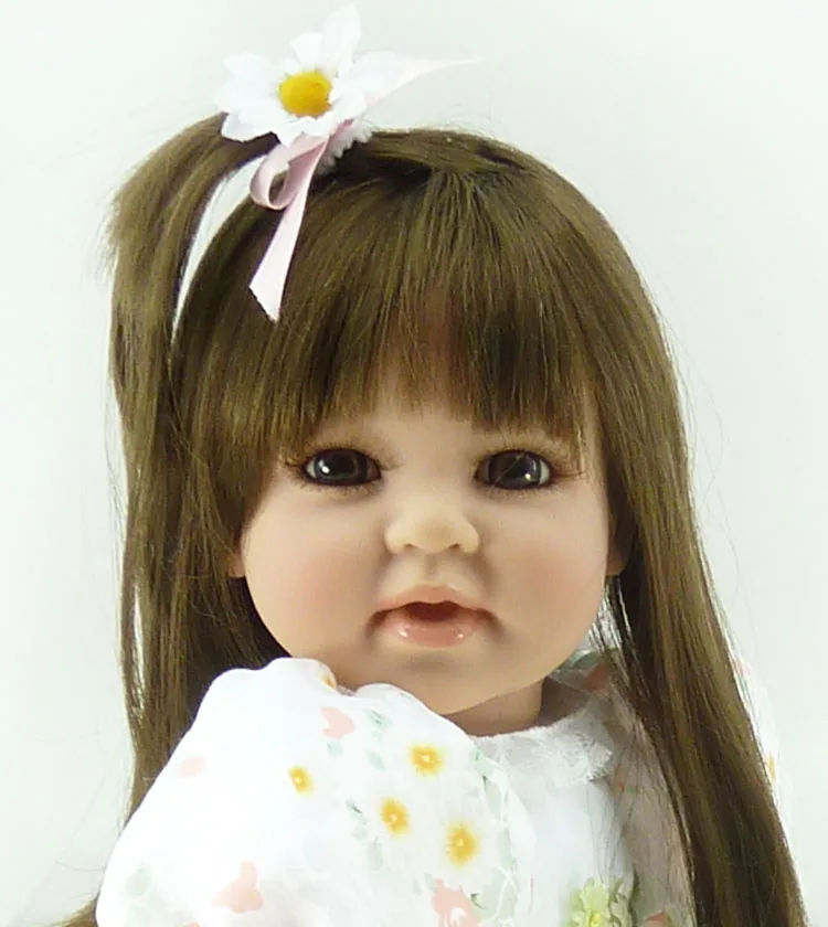 Reborn baby Adorable toddler girl vinyl silicone dolls toys 20"51cm children gift princess doll newborn bebes reborn menina
Reborn baby Adorable toddler girl vinyl silicone dolls toys 20"51cm children gift princess doll newborn bebes reborn menina