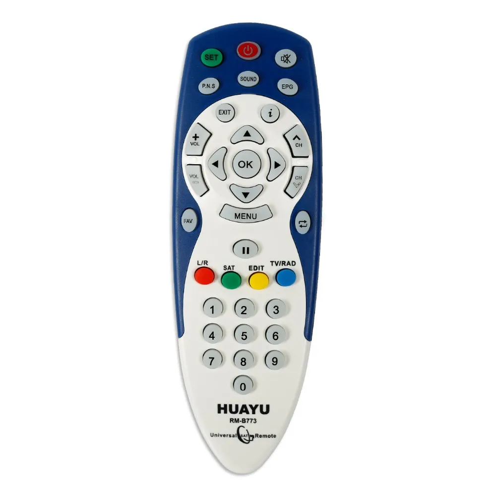 Universal remote control RM-B773 for akai sansui kaon samsung sunny Set top box Satellite receiver controller huayu
Universal remote control RM-B773 for akai sansui kaon samsung sunny Set top box Satellite receiver controller huayu