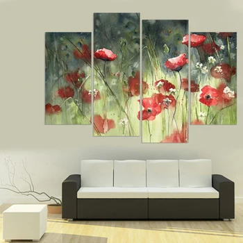 Frameless Flower Print on Canvas Wall Painting Art Print and Poster Home Decoration Oil Painting Picture for Living Room 4pcs
Frameless Flower Print on Canvas Wall Painting Art Print and Poster Home Decoration Oil Painting Picture for Living Room 4pcs