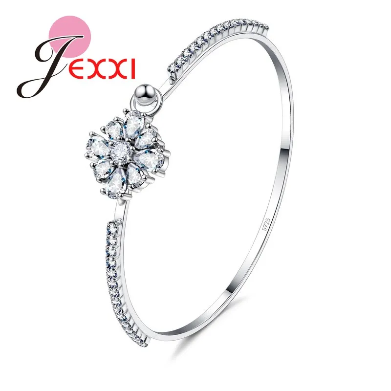 Simple Elegant Bangles For Women 2 Colors 925 Sterling Silver Cubic Zircon Crystal Wedding Bridal Bracelets & Bangles
Simple Elegant Bangles For Women 2 Colors 925 Sterling Silver Cubic Zircon Crystal Wedding Bridal Bracelets & Bangles