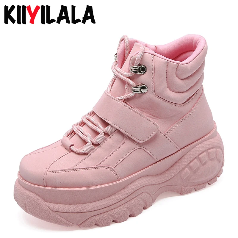 Kiiyilala Women Sneakers New Fashion Platform Sneakers Ladies Brand Chunky Heel Ankle Boots Shoes For Woman Leather Sports Shoes
Kiiyilala Women Sneakers New Fashion Platform Sneakers Ladies Brand Chunky Heel Ankle Boots Shoes For Woman Leather Sports Shoes