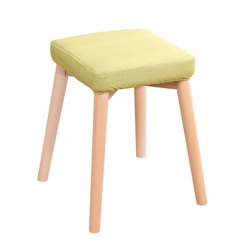 Stool Home Makeup Stool Creative Small Bench Living Room Sofa Bench Fabric Square Stool Small Chair Girls Cute Bedroom