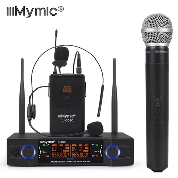 IU-302C Professional UHF 600-700MHz Dual Channel Bodypack+Lapel + Headset + Handheld Wireless Microphone System for DJ Karaoke
IU-302C Professional UHF 600-700MHz Dual Channel Bodypack+Lapel + Headset + Handheld Wireless Microphone System for DJ Karaoke