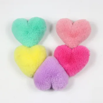 15pcs 10cm Fluffy Fur Pompom Soft Solid Color Heart Shape Pompom Faux Rabbit Fur Ball for Car Handbag Key Ring Gift Accessories
15pcs 10cm Fluffy Fur Pompom Soft Solid Color Heart Shape Pompom Faux Rabbit Fur Ball for Car Handbag Key Ring Gift Accessories