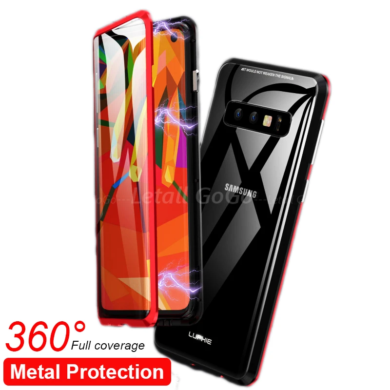 360 Full Protection Magnetic Metal Phone Case For Samsung Galaxy S10 Plus S10 Lite Shockproof Cover Case For S10e S10+ S 10 Case
360 Full Protection Magnetic Metal Phone Case For Samsung Galaxy S10 Plus S10 Lite Shockproof Cover Case For S10e S10+ S 10 Case