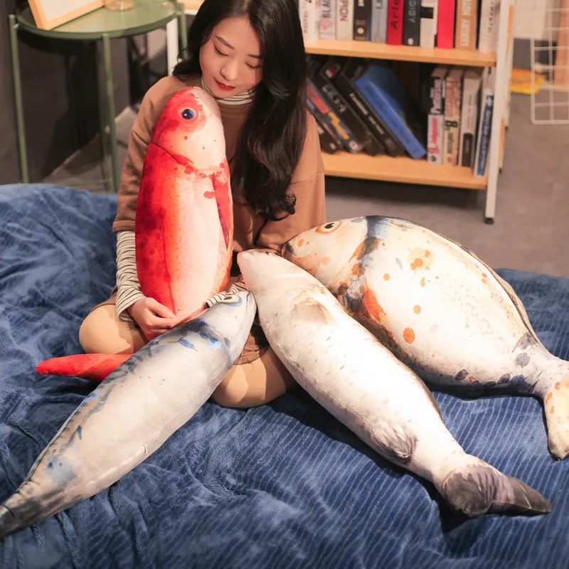 Simulation Creative Carp Kids Plush Toy Stuffed Fish Plush Stuffed Animal Toys Pillow Baby Kids Room Decoration Birthday Gift
Simulation Creative Carp Kids Plush Toy Stuffed Fish Plush Stuffed Animal Toys Pillow Baby Kids Room Decoration Birthday Gift