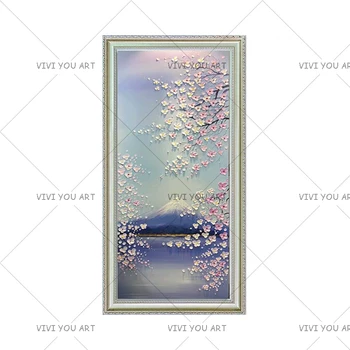 Newest 100% handmade Modern Canvas on Oil Painting Palette knife Tree 3D Flowers Paintings Home living room Decor Wall Art
Newest 100% handmade Modern Canvas on Oil Painting Palette knife Tree 3D Flowers Paintings Home living room Decor Wall Art