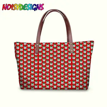 Women Handbag French Bulldog Flower Red Printing Top-handle Large Bags For Ladies Casual High Quality Tote Purse Mochila Bolsa
Women Handbag French Bulldog Flower Red Printing Top-handle Large Bags For Ladies Casual High Quality Tote Purse Mochila Bolsa