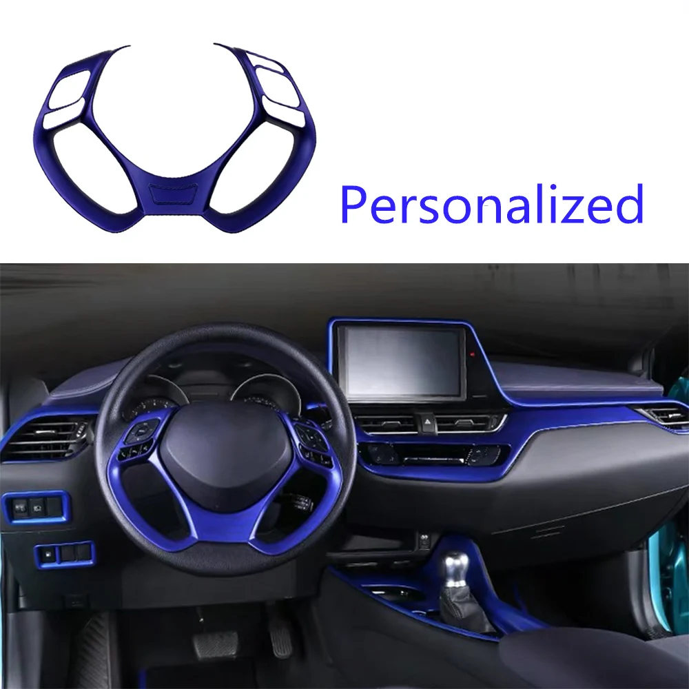 Car Accessories Blue Interior Steering Wheel Button Cover Trim Frame Garnish For Toyota C-HR CHR 2017 2018 2019
Car Accessories Blue Interior Steering Wheel Button Cover Trim Frame Garnish For Toyota C-HR CHR 2017 2018 2019