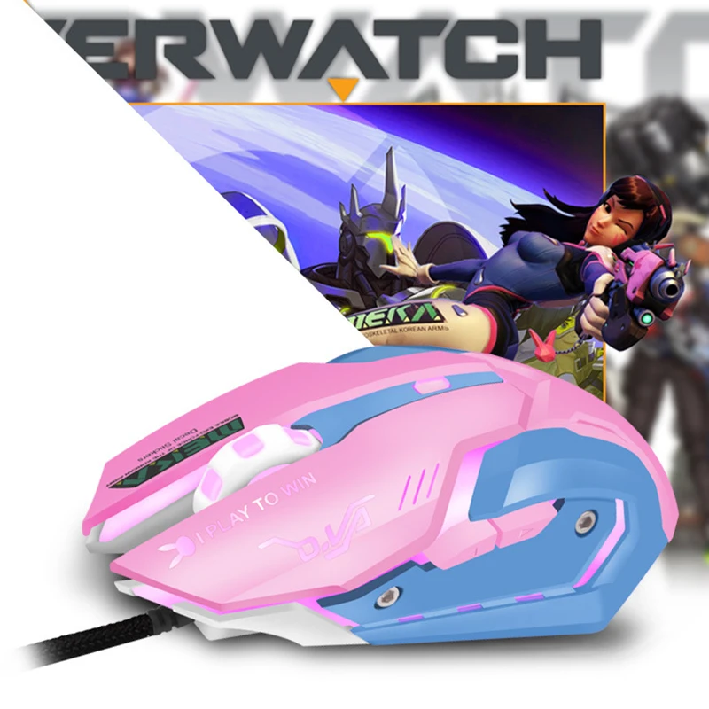 OW Mouse Breathing LED Backlit Gaming Mouse D.VA Mercy Reaper Genji Wired USB Computer Mouse for PC Laptop Computer Overwatch
OW Mouse Breathing LED Backlit Gaming Mouse D.VA Mercy Reaper Genji Wired USB Computer Mouse for PC Laptop Computer Overwatch