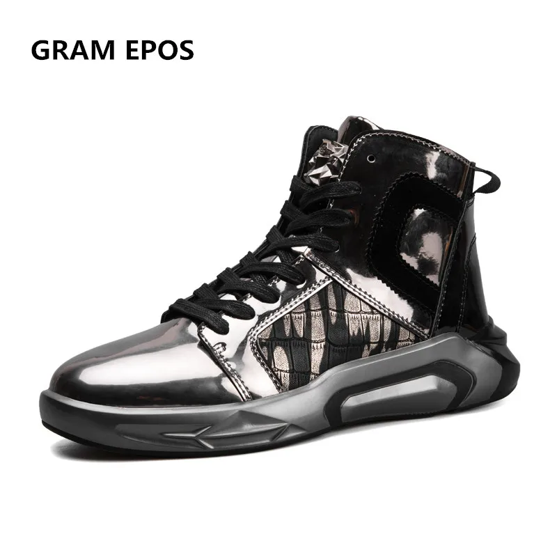 GRAM EPOS 2019 Men PU leather tiger head High Top Shoes Lace Up Casual Shoes Male Flats Footwear Zapatillas Deportivas Hombre
GRAM EPOS 2019 Men PU leather tiger head High Top Shoes Lace Up Casual Shoes Male Flats Footwear Zapatillas Deportivas Hombre