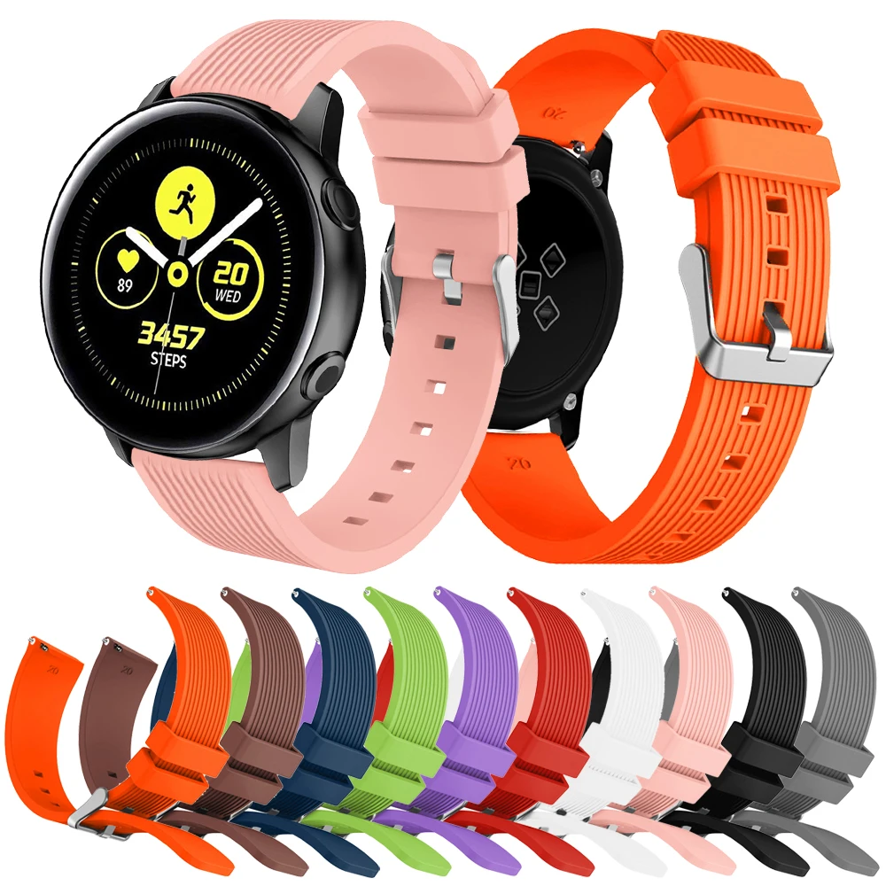 for Samsung Galaxy Watch Active Band Silicone Wristband for Galaxy Watch 46mm Bands Bracelet Watch Strap 20mm Watch Band
for Samsung Galaxy Watch Active Band Silicone Wristband for Galaxy Watch 46mm Bands Bracelet Watch Strap 20mm Watch Band