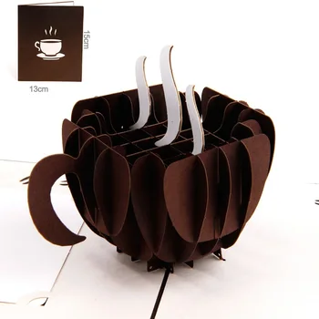 3pcs/lot Coffee kirigami origami paper arts and crafts 3d laser cut birthday postcards greeting cards for sale
3pcs/lot Coffee kirigami origami paper arts and crafts 3d laser cut birthday postcards greeting cards for sale