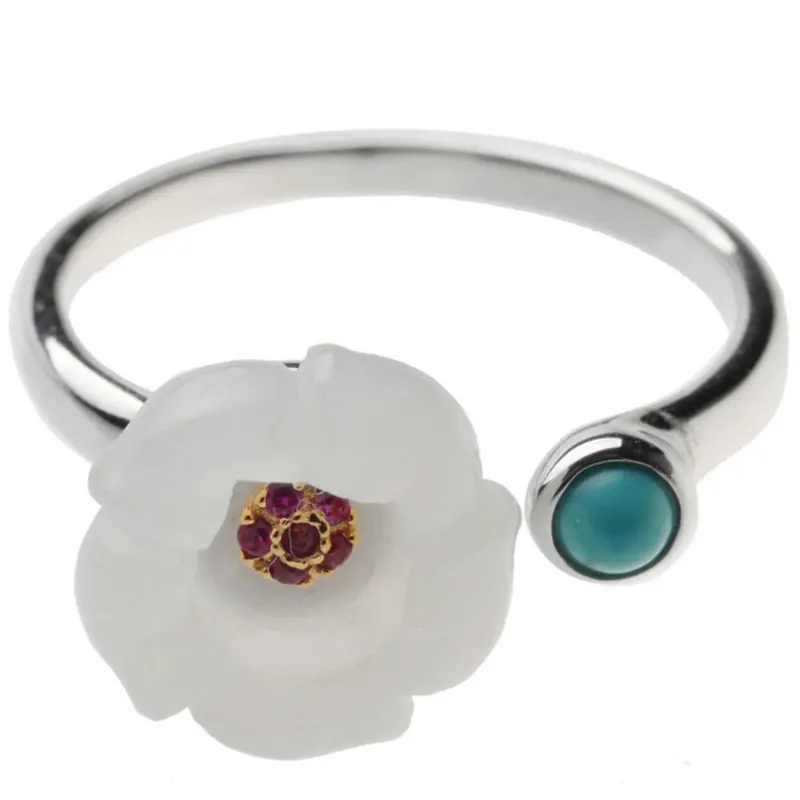 New Arrival Jade 100% 925 Sterling Silver Ring For Women,Natural Gemstone Elegant Adjustable Silver Ring Fine Jewelry Wholesale
New Arrival Jade 100% 925 Sterling Silver Ring For Women,Natural Gemstone Elegant Adjustable Silver Ring Fine Jewelry Wholesale