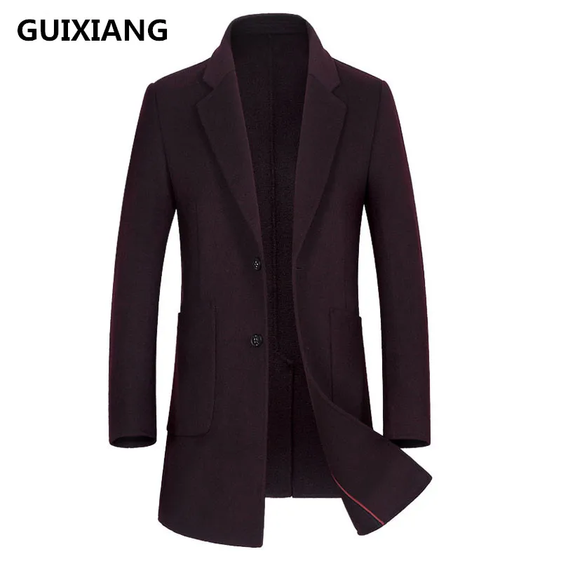 GUIXIANG 2017 Men's fashion double-faced woolen trench coat jacket Men's casual woolen trench coat jackets wool men coat
GUIXIANG 2017 Men's fashion double-faced woolen trench coat jacket Men's casual woolen trench coat jackets wool men coat