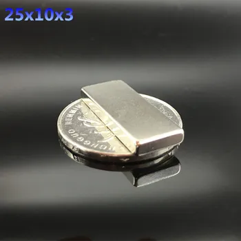 50pcs Free Shipping 25x10x3mm Strong N35 Neodymium Magnets Block NdFeB Rare Earth Craft DIY Powerful Magnet 25*10*3 mm
50pcs Free Shipping 25x10x3mm Strong N35 Neodymium Magnets Block NdFeB Rare Earth Craft DIY Powerful Magnet 25*10*3 mm