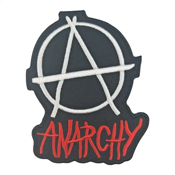 Mini Anarchy Logo Motorcycle Embroidered Patch Iron On Front Vest Patches Black twill fabric DIY for Clothes Custom Patch
Mini Anarchy Logo Motorcycle Embroidered Patch Iron On Front Vest Patches Black twill fabric DIY for Clothes Custom Patch