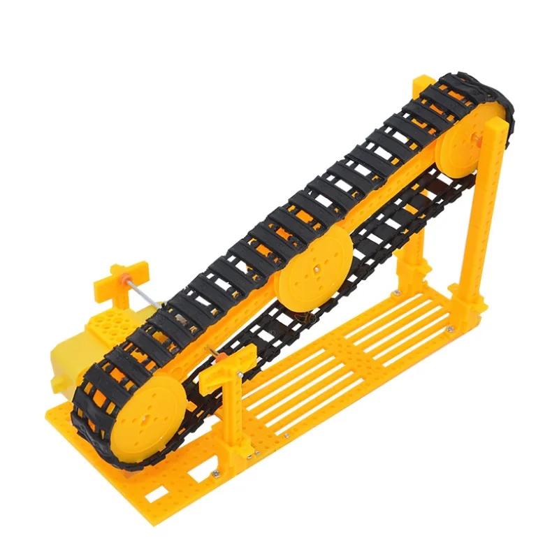 DIY Electric Conveyor model Steam Toy Science Education Aid 02