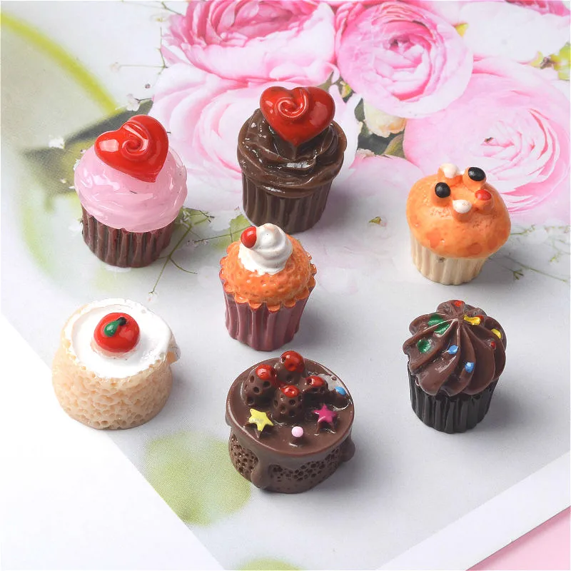 10Pcs/lot Artificial Fake Food Resin Cabochon 3D Miniature Cake Flatback Cabochons for Phone Decoration DIY Scrapbooking
10Pcs/lot Artificial Fake Food Resin Cabochon 3D Miniature Cake Flatback Cabochons for Phone Decoration DIY Scrapbooking