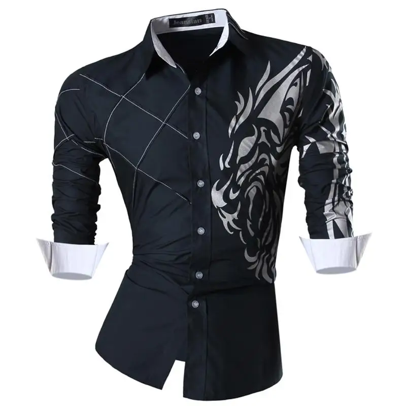 Jeansian Men's Fashion Dress Casual Shirts Button Down Long Sleeve Slim Fit Designer Z030 Navy
Jeansian Men's Fashion Dress Casual Shirts Button Down Long Sleeve Slim Fit Designer Z030 Navy