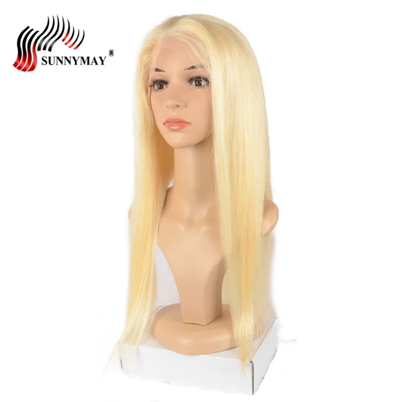Sunnymay Indian Virgin Hair Full Lace Human Hair Wigs Silk Straight #613 Color Pre Plucked Lace Wigs With Baby Hair
Sunnymay Indian Virgin Hair Full Lace Human Hair Wigs Silk Straight #613 Color Pre Plucked Lace Wigs With Baby Hair