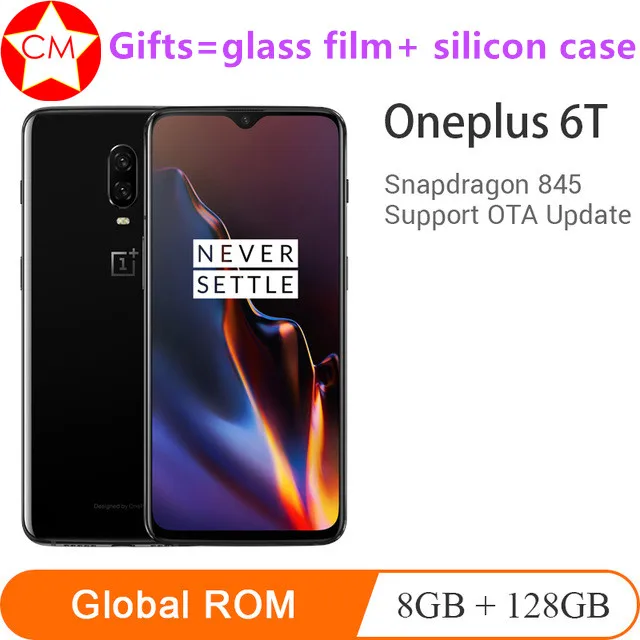 Global ROM Oneplus 6T 6 T 8GB 128GB Snapdragon 845 In Display Fingerprint ID 6.41" Full Screen 19.5:9 20MP OxygenOS Mobile Phone
Global ROM Oneplus 6T 6 T 8GB 128GB Snapdragon 845 In Display Fingerprint ID 6.41" Full Screen 19.5:9 20MP OxygenOS Mobile Phone